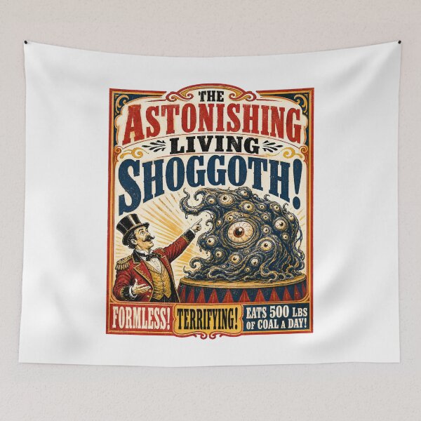 Artikelvorschau, H.P. Lovecrafts erstaunlicher lebender Shoggoth entworfen und verkauft von Fenay Designs.