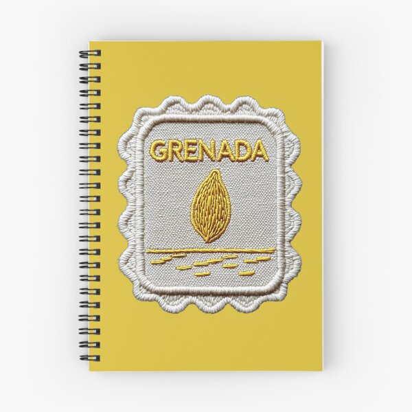 Item preview, Grenada Vintage Travel Patch Nutmeg Embroidered designed and sold by tiigerdad.