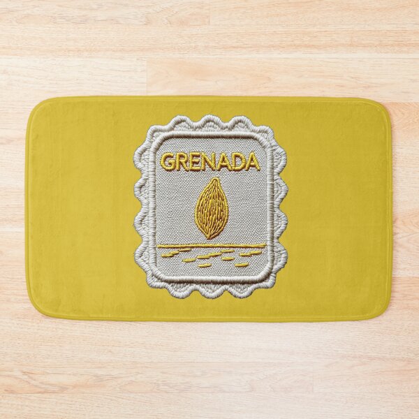 Item preview, Grenada Vintage Travel Patch Nutmeg Embroidered designed and sold by tiigerdad.