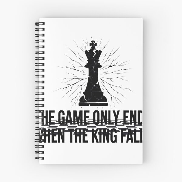 Item preview, The Game Only Ends When The King Falls Chess Shirt designed and sold by serip3002.