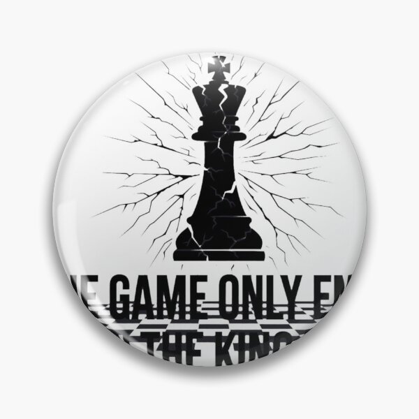 Item preview, The Game Only Ends When The King Falls Chess Shirt designed and sold by serip3002.