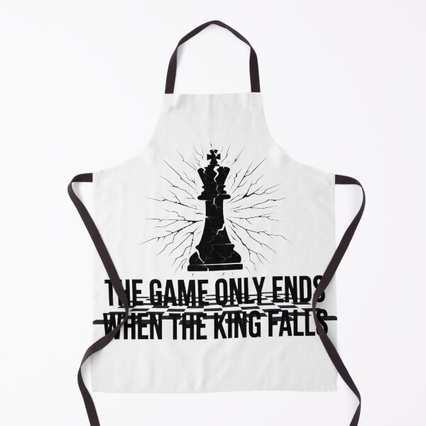 Item preview, The Game Only Ends When The King Falls Chess Shirt designed and sold by serip3002.