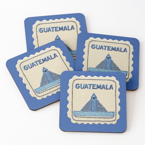Item preview, Guatemala Travel Patch Tikal Pyramid Embroidered designed and sold by tiigerdad.