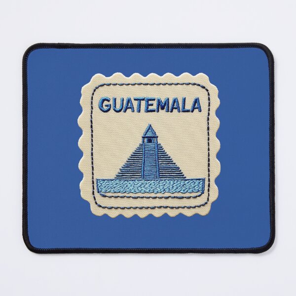Item preview, Guatemala Travel Patch Tikal Pyramid Embroidered designed and sold by tiigerdad.