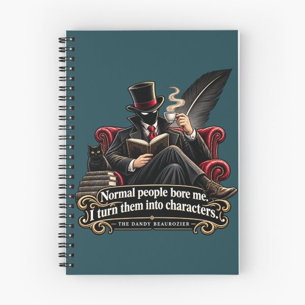 Item preview, Normal people bore me | Humor gift for writers and authors | The Dandy Beaurozier designed and sold by Beaurozier.