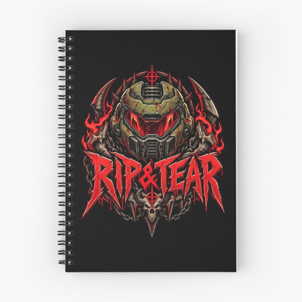 Item preview, Doom Slayer – Rip & Tear designed and sold by Pandaburba.
