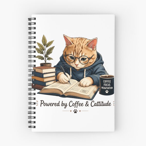 Item preview, Powered by Coffee & Cattitude?☕ designed and sold by Mellow paws Designs.