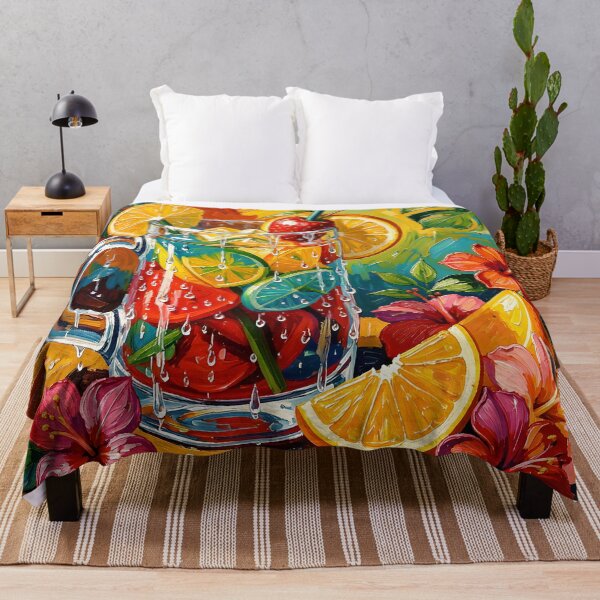 Item preview, Citrus Berry Sangria Tropical Drink designed and sold by Serene Strokes Art.