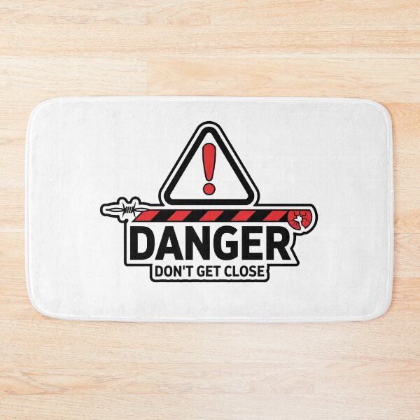 Item preview, Danger Dont Get Close Warning Shirt designed and sold by serip3002.
