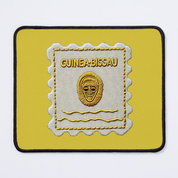 Item preview, Guinea-Bissau Travel Patch Carved Mask Embroidered designed and sold by tiigerdad.
