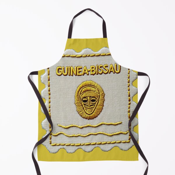 Item preview, Guinea-Bissau Travel Patch Carved Mask Embroidered designed and sold by tiigerdad.