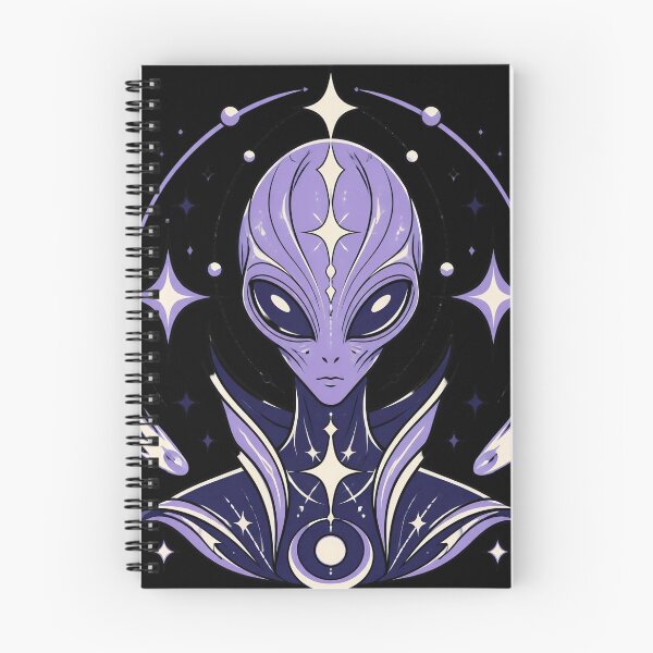 Item preview, Mystic Cosmic Alien Vector Illustration Design designed and sold by Fun2Fentastic.