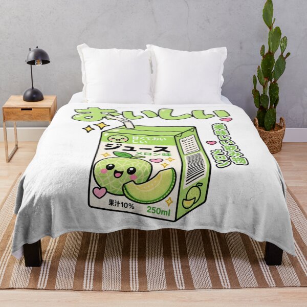 Item preview, Kawaii Japanese Melon Juice Carton designed and sold by ichiyori.