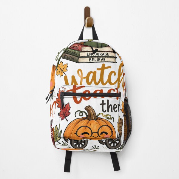 Item preview, Teach Them Love Them Watch Them Grow, Pumpkin Teacher, Fall Teacher, Cute Autumn Classroom designed and sold by LandFinStudio.