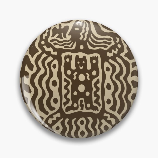 Item preview, Ancient Guardian Spirit Petroglyph Art designed and sold by RamyGallery.