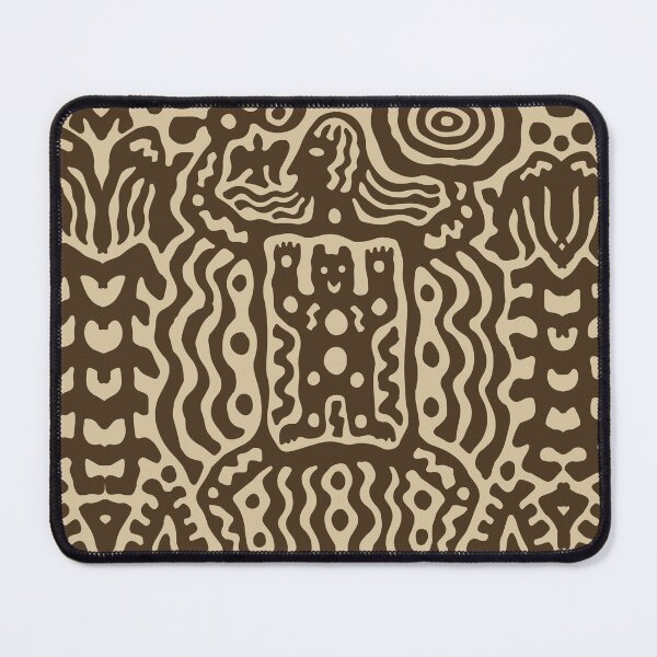 Item preview, Ancient Guardian Spirit Petroglyph Art designed and sold by RamyGallery.