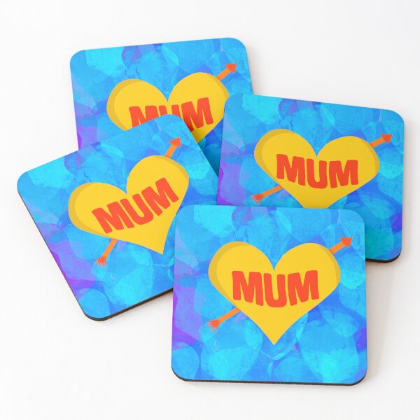 Item preview, ‘MUM’ Heart designed and sold by Clover Crow.