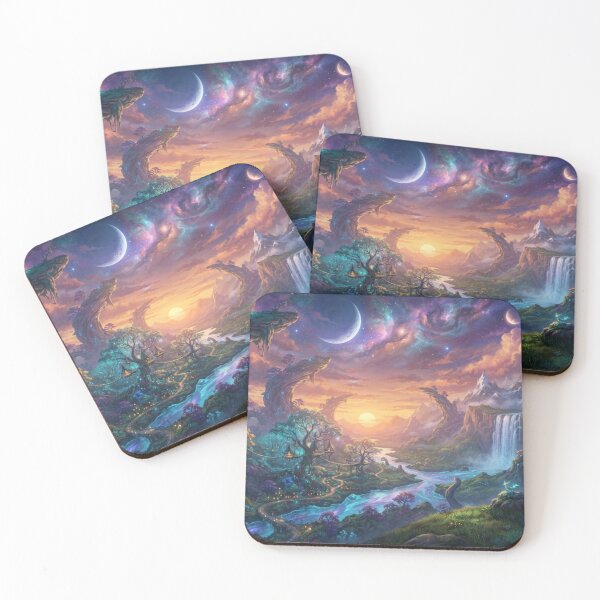 Item preview, Fantastic Landscape - Magic Valley and Mountains designed and sold by Malisa345.