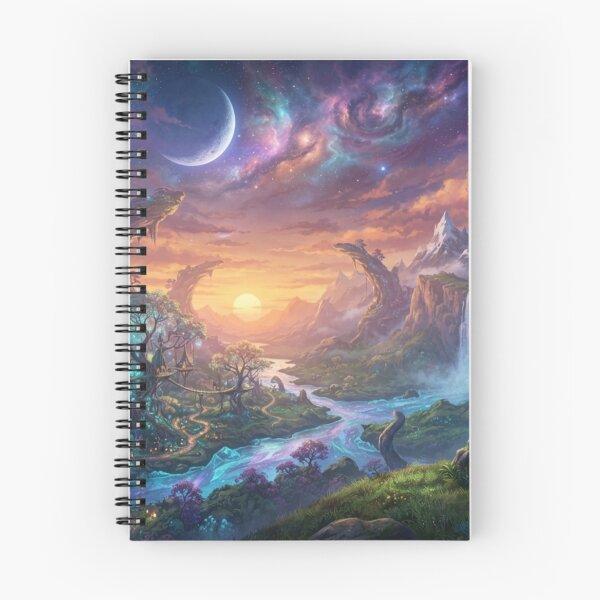 Item preview, Fantastic Landscape - Magic Valley and Mountains designed and sold by Malisa345.