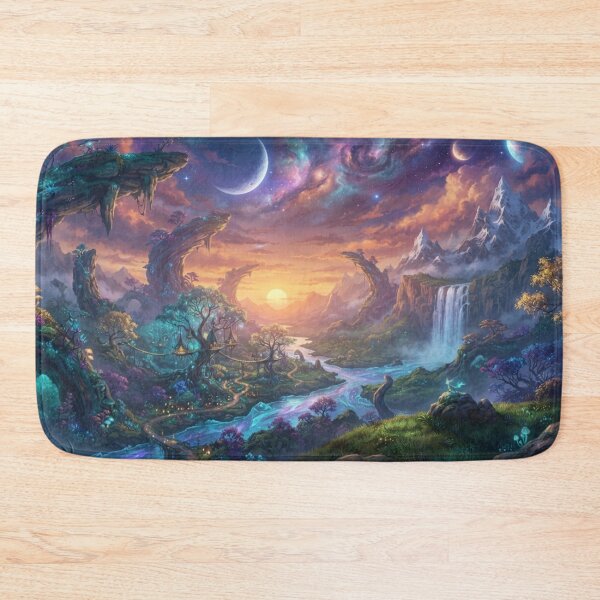 Item preview, Fantastic Landscape - Magic Valley and Mountains designed and sold by Malisa345.