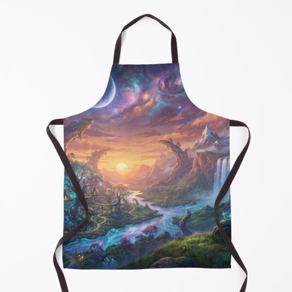 Item preview, Fantastic Landscape - Magic Valley and Mountains designed and sold by Malisa345.