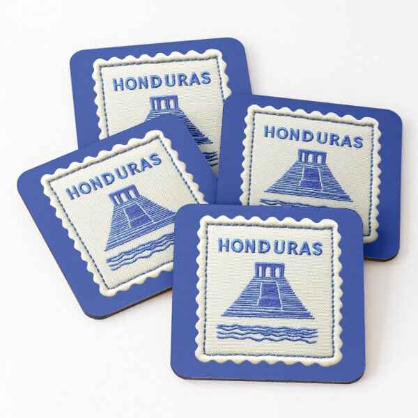 Item preview, Honduras Travel Patch Copan Pyramid Embroidered designed and sold by tiigerdad.