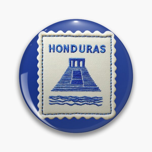 Item preview, Honduras Travel Patch Copan Pyramid Embroidered designed and sold by tiigerdad.