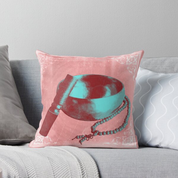Item preview, Blue Tibetan Singing Bowl with Mallet and Mala Beads designed and sold by Ghoul Enterprises.