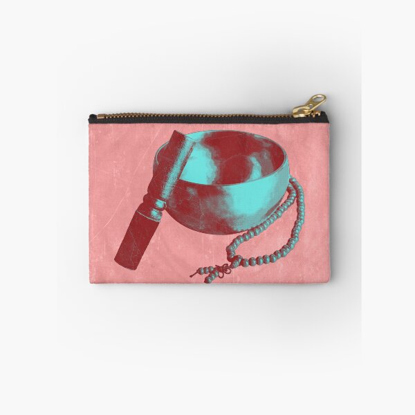 Item preview, Blue Tibetan Singing Bowl with Mallet and Mala Beads designed and sold by Ghoul Enterprises.