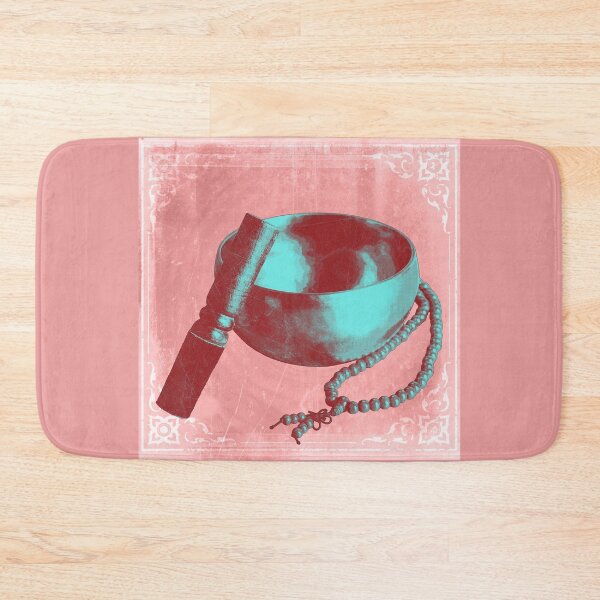 Item preview, Blue Tibetan Singing Bowl with Mallet and Mala Beads designed and sold by Ghoul Enterprises.