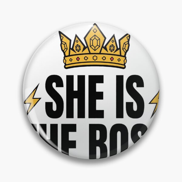 Item preview, She Is The Boss Gold Crown Shirt designed and sold by serip3002.