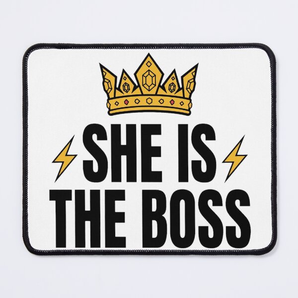 Item preview, She Is The Boss Gold Crown Shirt designed and sold by serip3002.