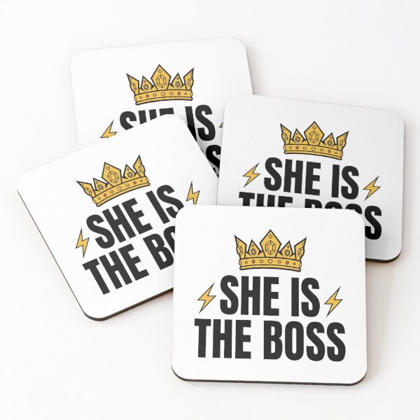 Item preview, She Is The Boss Gold Crown Shirt designed and sold by serip3002.