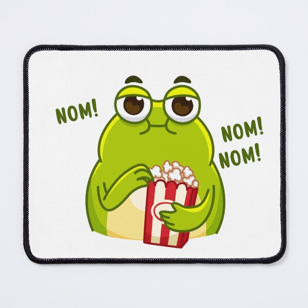 Aperçu de l'œuvre Nom Nom Grenouille créée et vendue par AyushkaAgarwal.