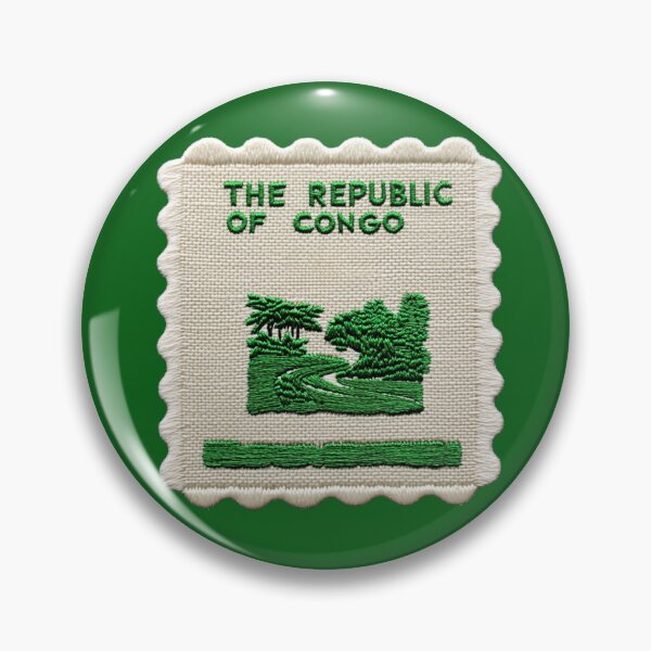 Item preview, Republic of the Congo Travel Patch Congo River designed and sold by tiigerdad.