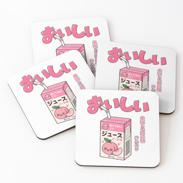 Item preview, Kawaii Japanese Peach Juice Carton designed and sold by ichiyori.