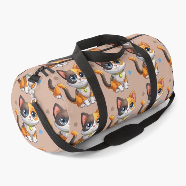 Item preview, Cute Kawaii Calico Cat with Green Collar | Chibi Cartoon Kitty Illustration designed and sold by Mousy17.
