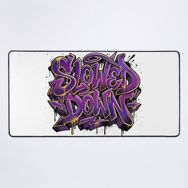 Item preview, Slowed Down — Wildstyle Graffiti Typography designed and sold by hamza19911991.