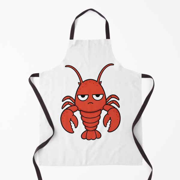 Item preview, Grumpy Lobster Resting Bitch Face Cartoon designed and sold by Bitchy Little Things.