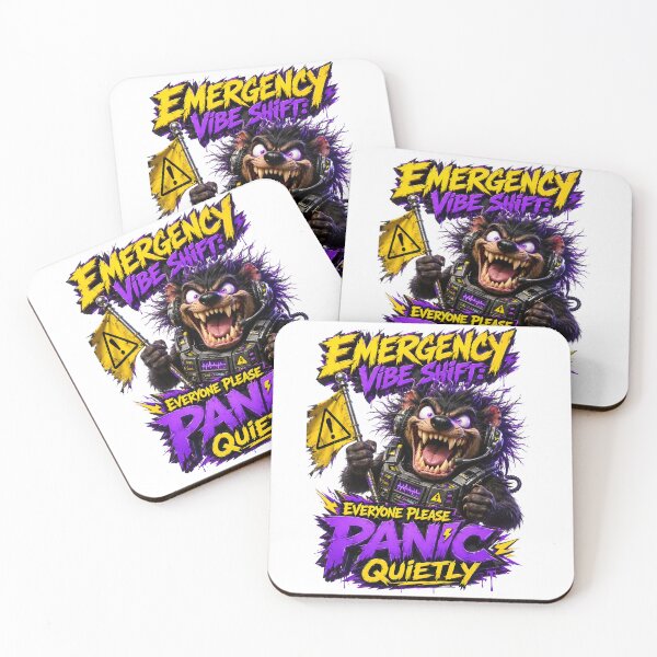 Item preview, Emergency Vibe Shift Everyone Please Panic Quietly Monster designed and sold by Sovereign Supply Co..