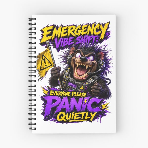 Item preview, Emergency Vibe Shift Everyone Please Panic Quietly Monster designed and sold by Sovereign Supply Co..