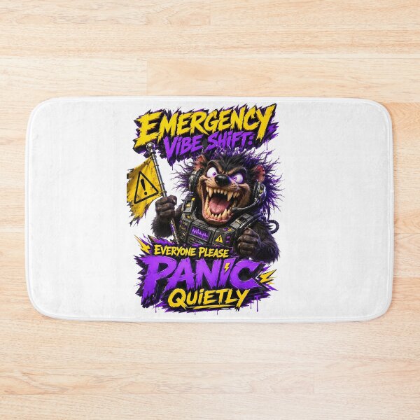 Item preview, Emergency Vibe Shift Everyone Please Panic Quietly Monster designed and sold by Sovereign Supply Co..