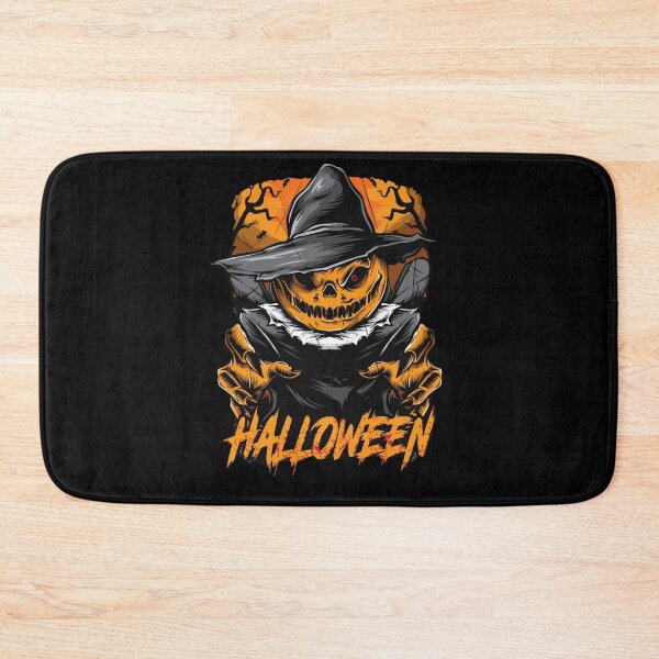 Item preview, Halloween Pumpkin Witch – Scary Jack O Lantern in Witch Hat Halloween Horror Design designed and sold by Kruti Collection.