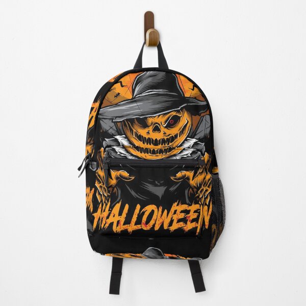 Item preview, Halloween Pumpkin Witch – Scary Jack O Lantern in Witch Hat Halloween Horror Design designed and sold by Kruti Collection.
