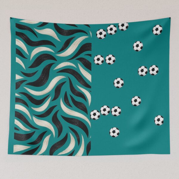Item preview, Artistic Zebra Stripes with Football  designed and sold by annenambiro.