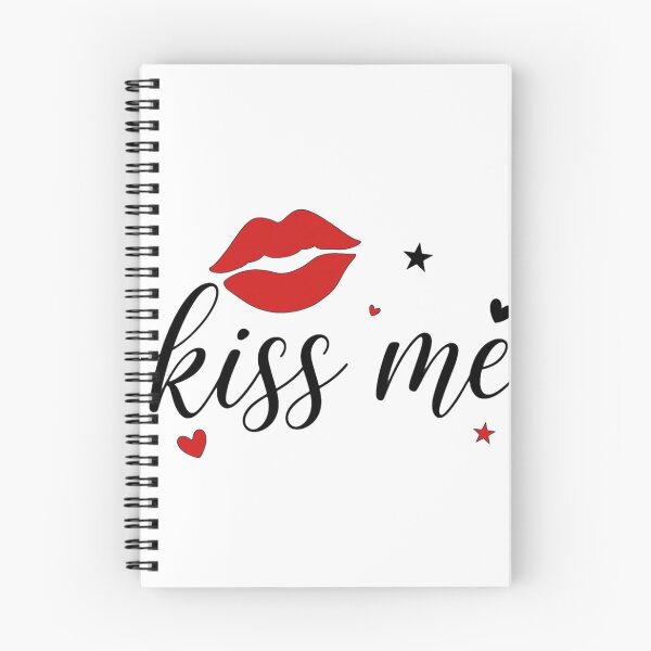 Item preview, Kiss Me Red Lips Script Shirt designed and sold by serip3002.