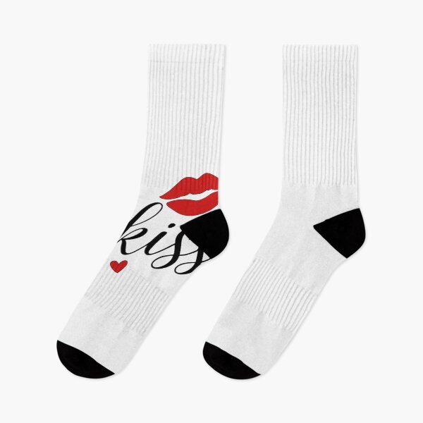 Item preview, Kiss Me Red Lips Script Shirt designed and sold by serip3002.