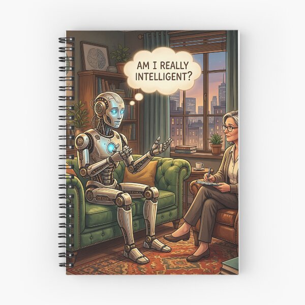 Item preview, Android In Therapy Am I Really Intelligent AI designed and sold by Michaelragheb.