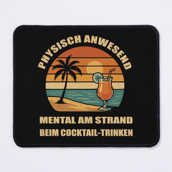 Item preview, Physically present, mentally present, at the beach, cocktail designed and sold by Loona97.