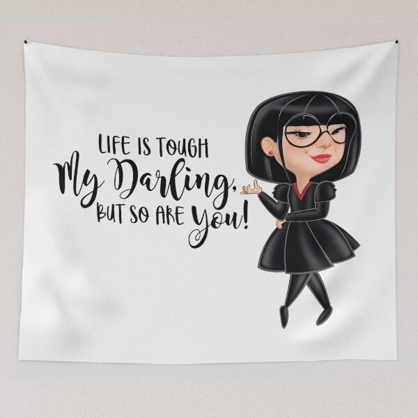 Item preview, Life is Tough Edna Funny designed and sold by Tessa Art.